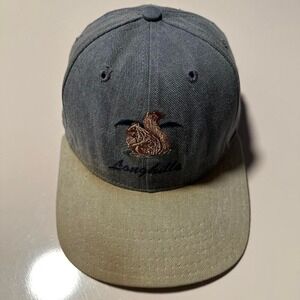 Vintage Squirrel Hat Benton Arkansas Longhills Denim Snapback Men's OSFM